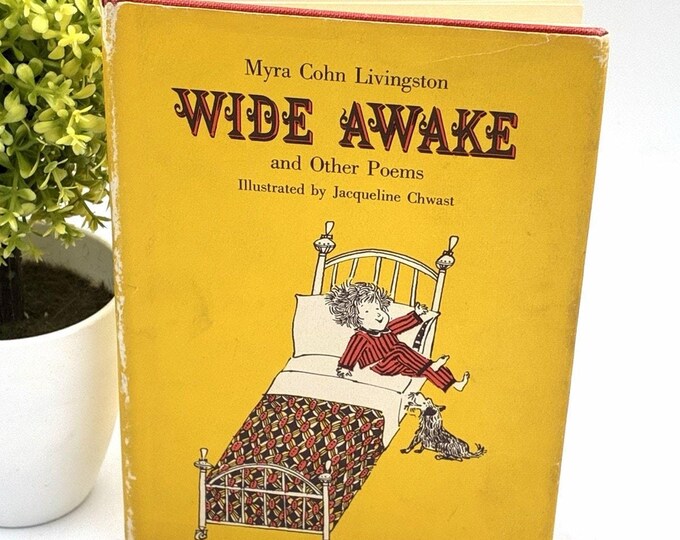 Wide Awake Other Poems Myra Cohn Livingston 1959 First Edition Childrens