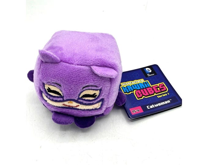 DC Comics Catwoman Kawaii Cubes Series 1 WishFactory Plush NWT 15-5