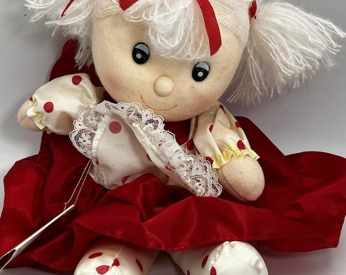 1986 Poter Girl Musical Doll – Vintage Wind‑Up Figurine