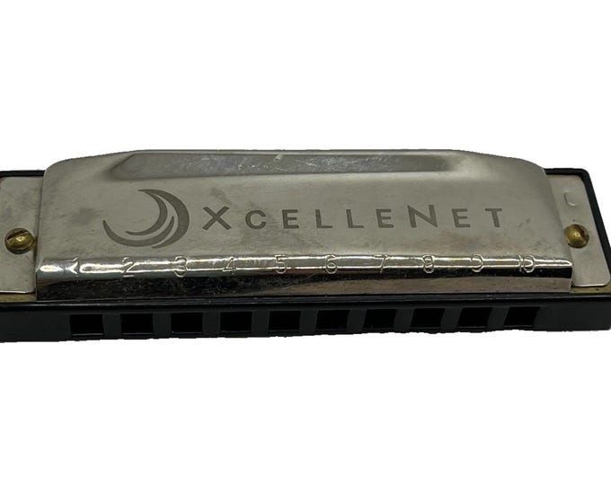 Vintage Hohner Xcellenet Harmonica Metal Untested