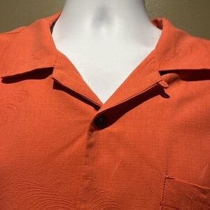 Tommy Bahama Coral Silk Short Sleeve Button Up Shirt Size L image 7