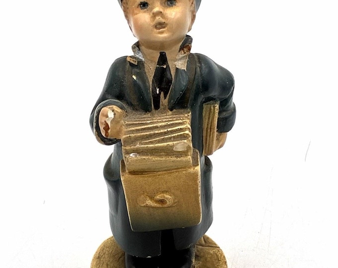 1943 Ars Sacra Herbert Dubler Hummel Postman Figure USA Wartime 6.5”
