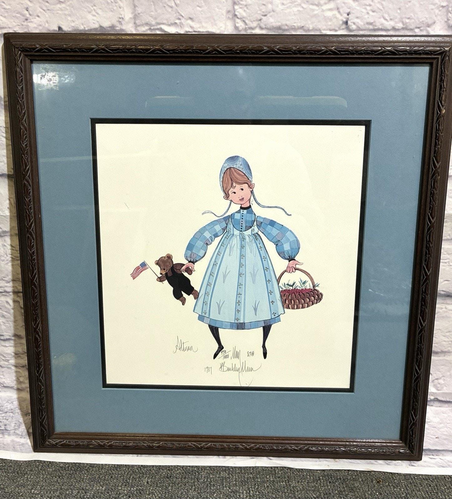 P Buckley Moss Girl - Etsy