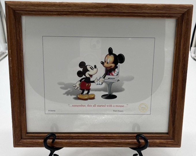 Special LIMITED-EDITION Lithograph Commemorating the Beginning of Disney 2000