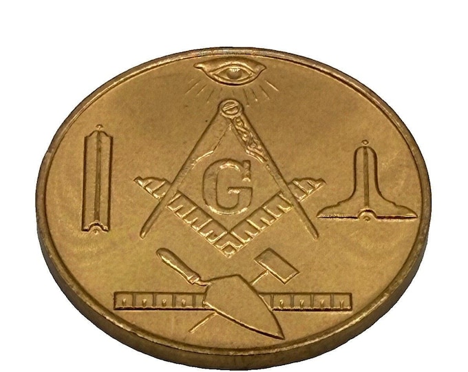 Vintage Masonic Made a Mason Penny Token Klitzner Providence RI Square G