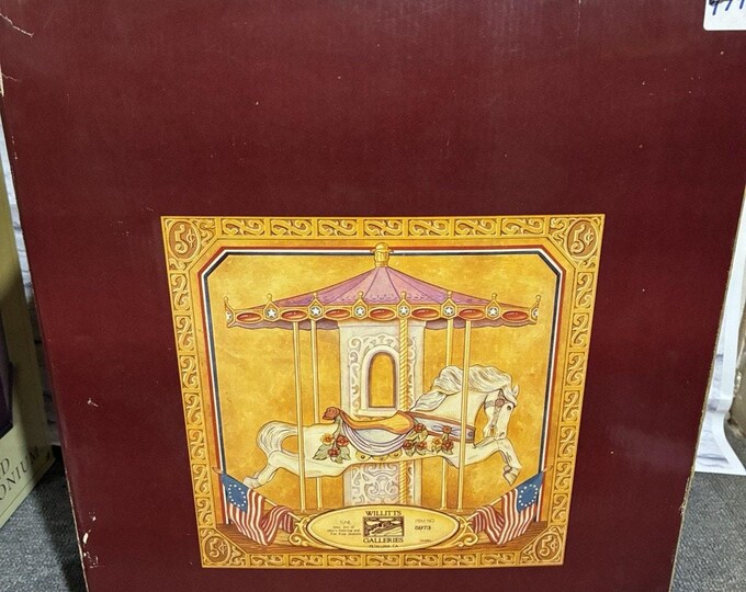 Willitts Tobin Fraley Carousel Music Box 70th Birthday Commemorative NIB