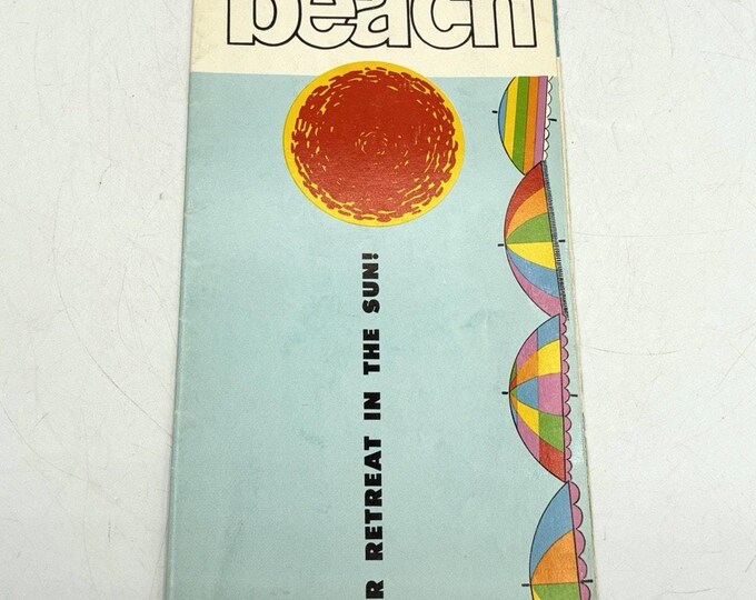 Vintage 1960s Delray Beach Florida Travel Brochure Chamber of Commerce Tourism