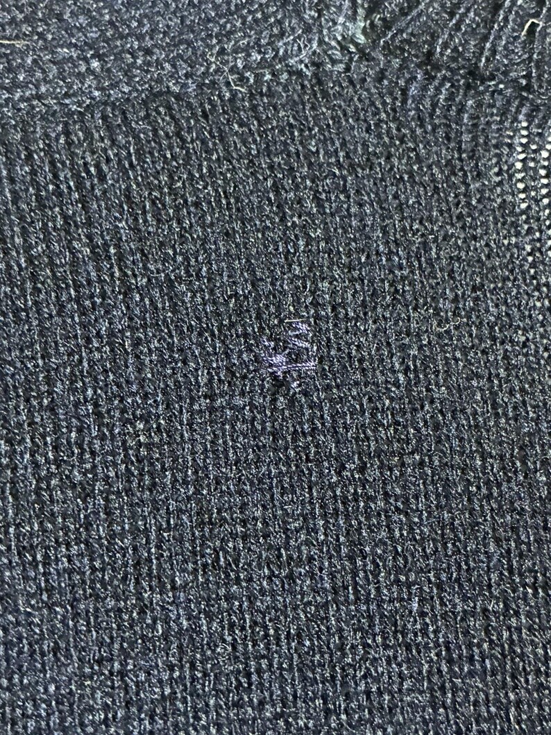 Sir Pendleton 100% Kaschmir-Pullover - Herren Navy V-Neck Größe Medium USA Bild 5