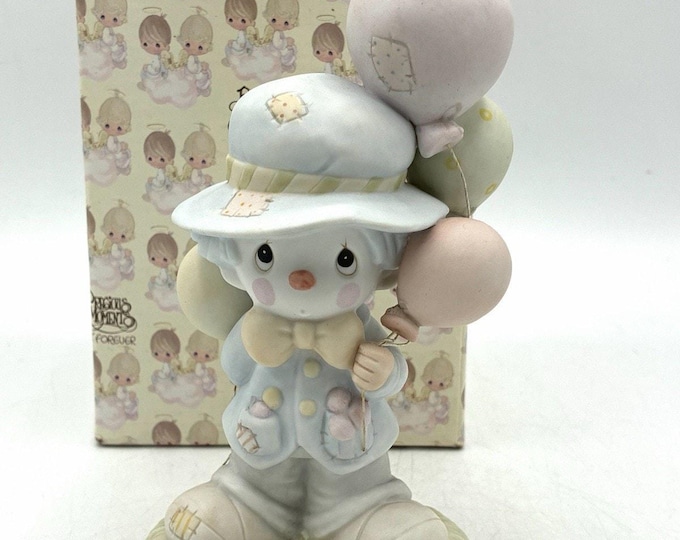 Vintage 1984 Precious Moments I Get A Bang Out Of You 12262 Figurine Box 6”