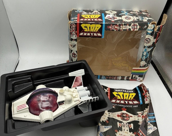 Vintage Britains Star System F11 Force Interceptor 1985 w/ Box Catalogue