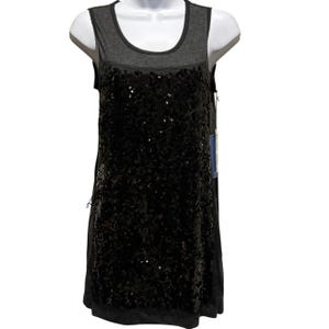 vera wang sequin cocktail dress VERA WANG NWT Gold Sequin Cocktail Dress Size M alineconsignment