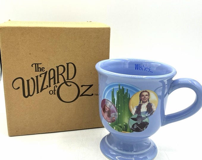 NOS Vandor Wizard of Oz Pedestal Mug Wishes Come True 12 Oz Box Dorothy