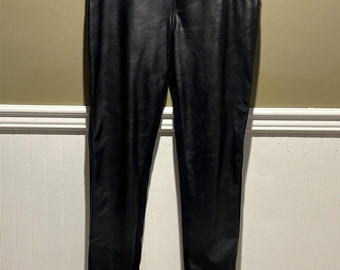 INC Faux Leather Leggings – Black Spandex Women’s Size 8