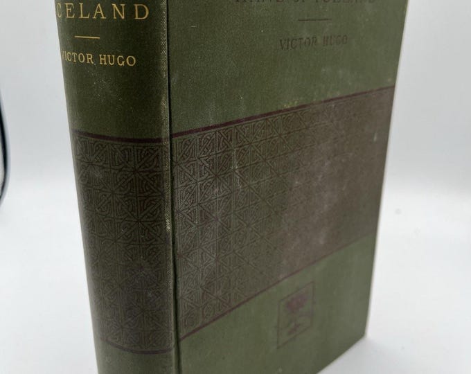 Victor Hugo Hans of Iceland 1890 Estes Lauriat Edition de Luxe #10/500 HC
