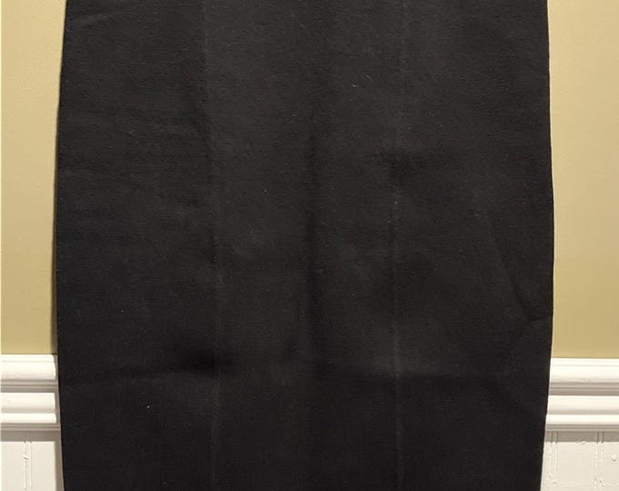 Donna Karan New York Womens Elastic Waistband Layered Knit Skirt Black Small