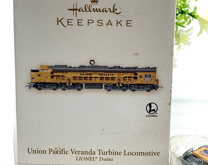 Hallmark Lionel Union Pacific Veranda Ornament 2006 11th Series Train Keepsake W Box