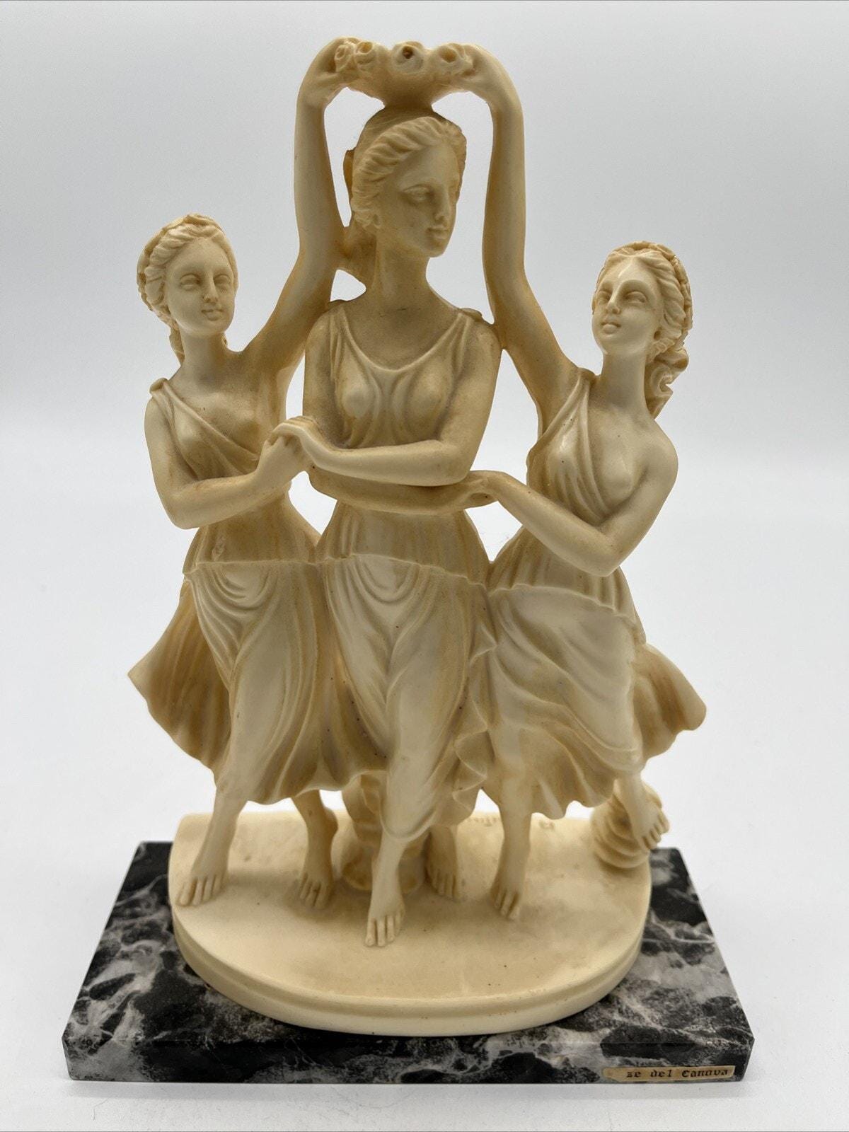 イタリア彫刻　A.Santini イタリア製 A.SANTINI/アンテルマ サンティーニ 西洋美術細密彫刻