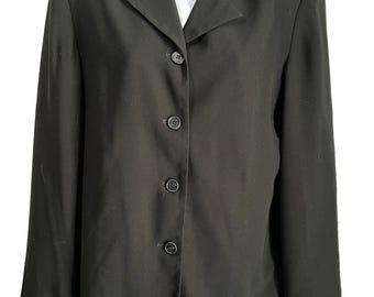 Preston York Damen-Blazer, schwarz, Business-Stil, Größe 8