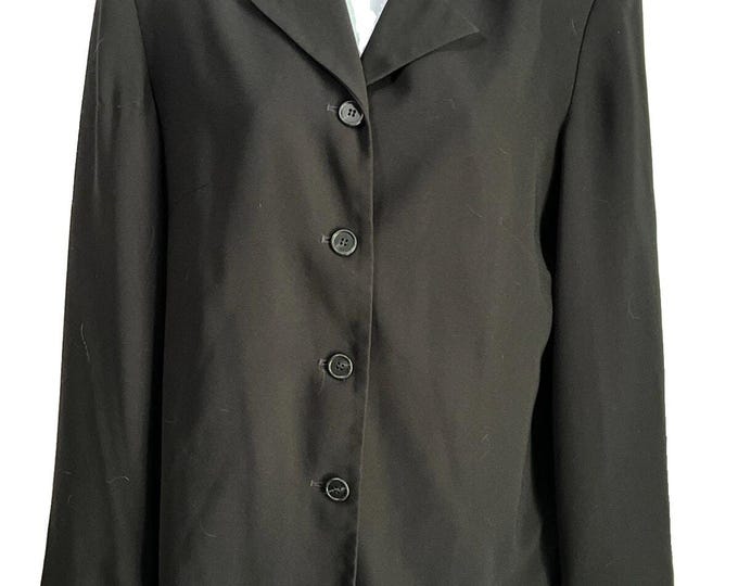 Preston York Women’s Black Blazer Jacket Career Professional Size 8