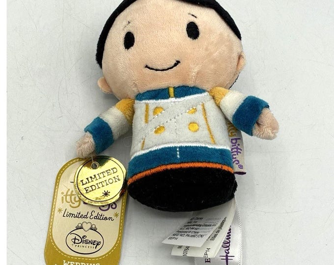 Hallmark Itty Bittys Disney Princess Wedding Prince Eric Limited Edition NWT