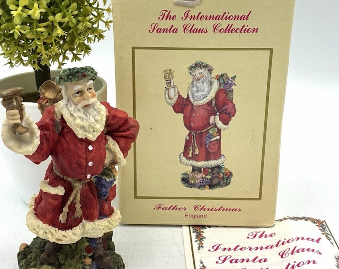 International Santa Claus Collection Father Christmas England SC02 1992 NIB