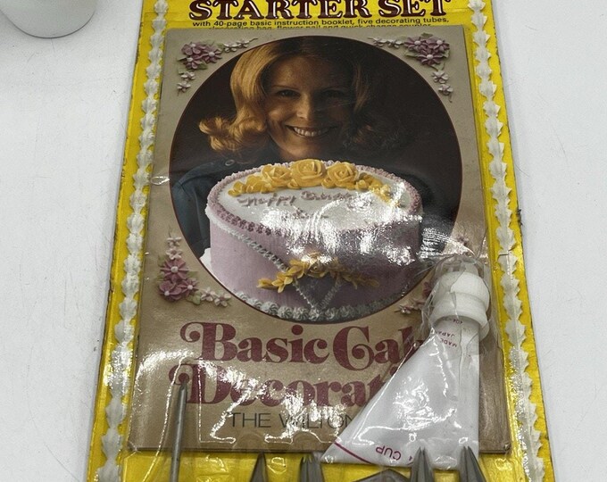 Vintage 1978 Wilton Cake Decorating Starter Set NOS Original Packaging