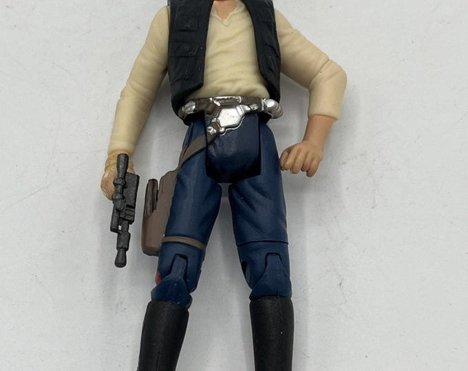 Vintage Star Wars 1999 Han Solo with Gun POTF2