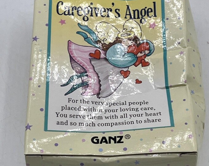 Ganz Caregiver’s Angel Figurine • Zinc 3” Mini Statue • Gift of Comfort