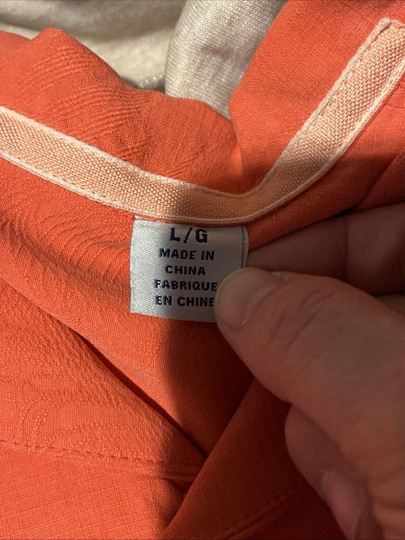 Tommy Bahama Coral Silk Short Sleeve Button Up Shirt Size L image 9