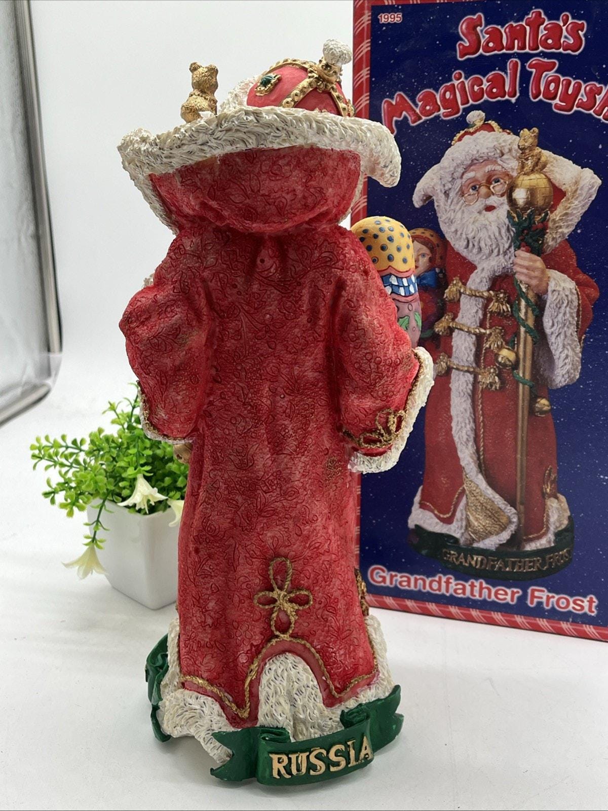 Vtg Cheryl Ann Santa Magical Toy Shop Santa Figurine Grandfather