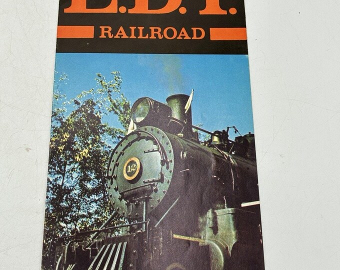 Vintage 1973 East Broad Top Railroad EBT Brochure Orbisonia Pennsylvania Narrow
