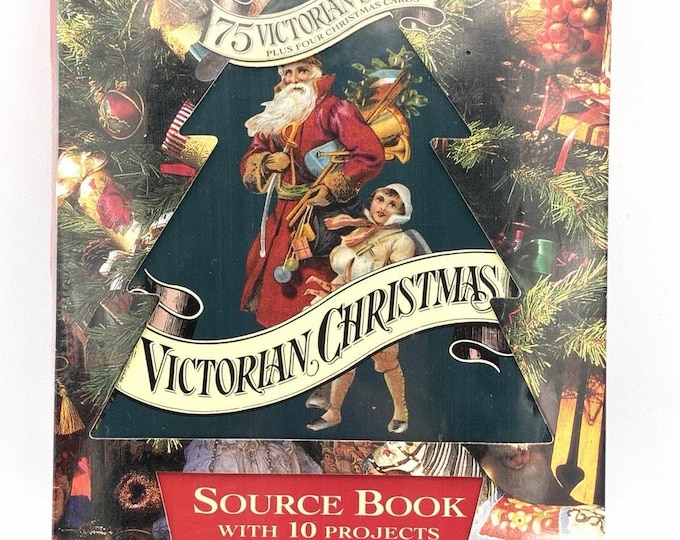 1995 Victorian Christmas Source Book 75 Scraps Lovric Philo NOS Craft Kit