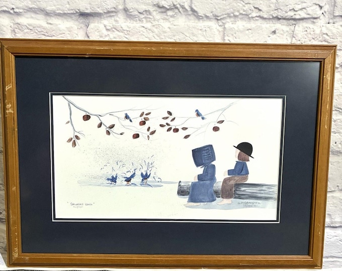 Diane Graebner Saturday Bath Signed Limited Edition Print 468/750 Framed COA
