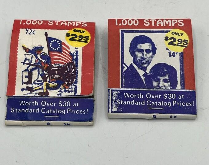 Vintage Matchbooks - Princess Diana prince charles - VERY UNIQUE - Used!