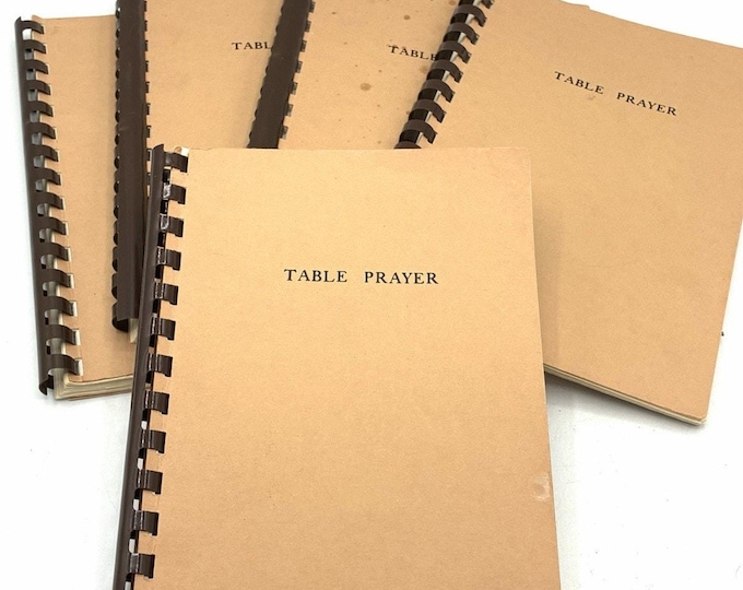 1974 Table Prayer Books Lot 5 Sisters Holy Family Nazareth Catholic Convent