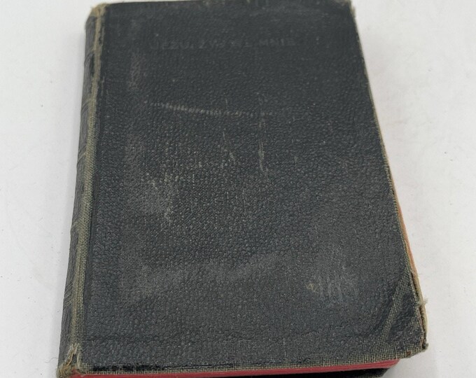 1941 Polish Prayer Book Jezu Zyj We Mnie Franciscan Pulaski Wisconsin Catholic