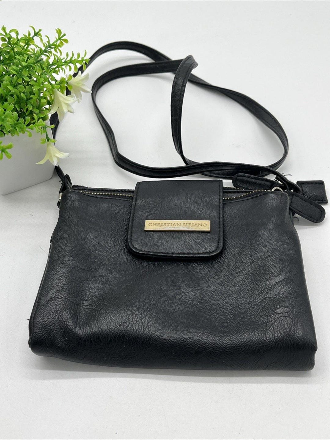 christian siriano black leather backpack New York Women's Satchel Bag Purse, forward wardrobe. Black leather Christian Siriano backpack