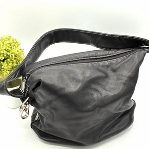 Perlina Black Leather Purse - Etsy display picture 1