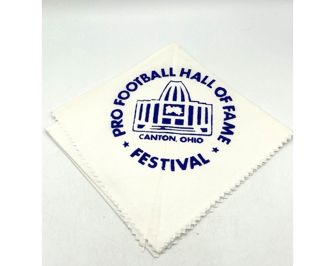 Vintage Pro Football Hall of Fame Festival Bandana Canton Ohio