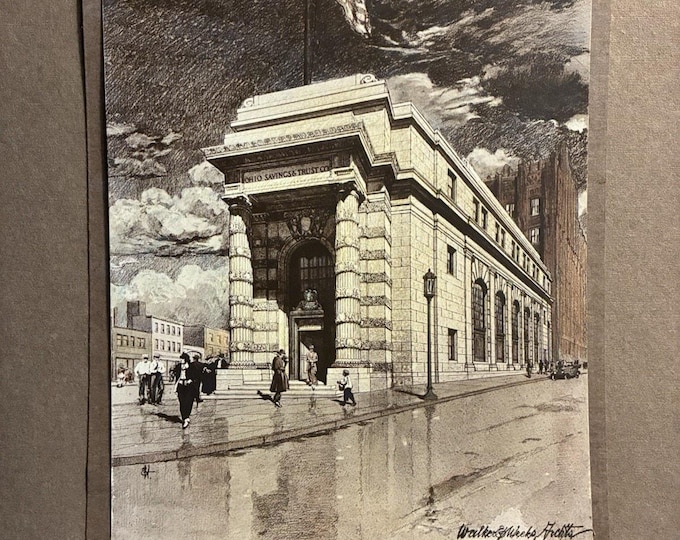 Walker & Weeks Architects Ohio Banks Original Office Photo Archive Album
