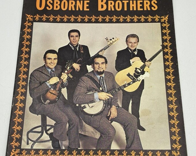 Osborne Brothers Showcase Songbook c1972 Signed Bobby Osborne Bluegrass