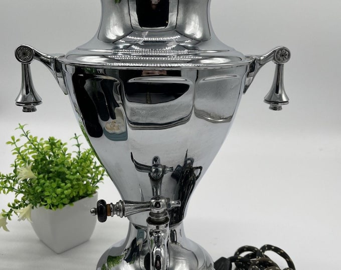 Antique Manning Bowman & Co Percolator Meriden Homelectrics Meriden Conn W Cord