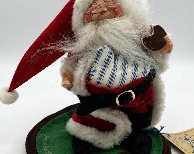 Annalee Doll Society Logo Kid 1994 Santa #9656 7" with Pin and Tag