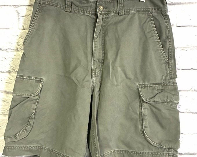 Polo Ralph Lauren Mens 34 Cargo Shorts Khaki Cotton Utility Vintage Style