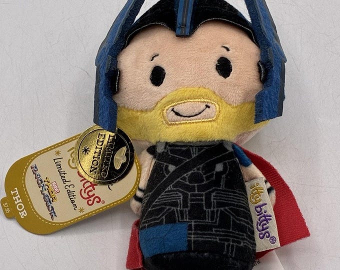 Hallmark Itty Bittys Marvel Thor Ragnarok Limited Edition Plush NWT