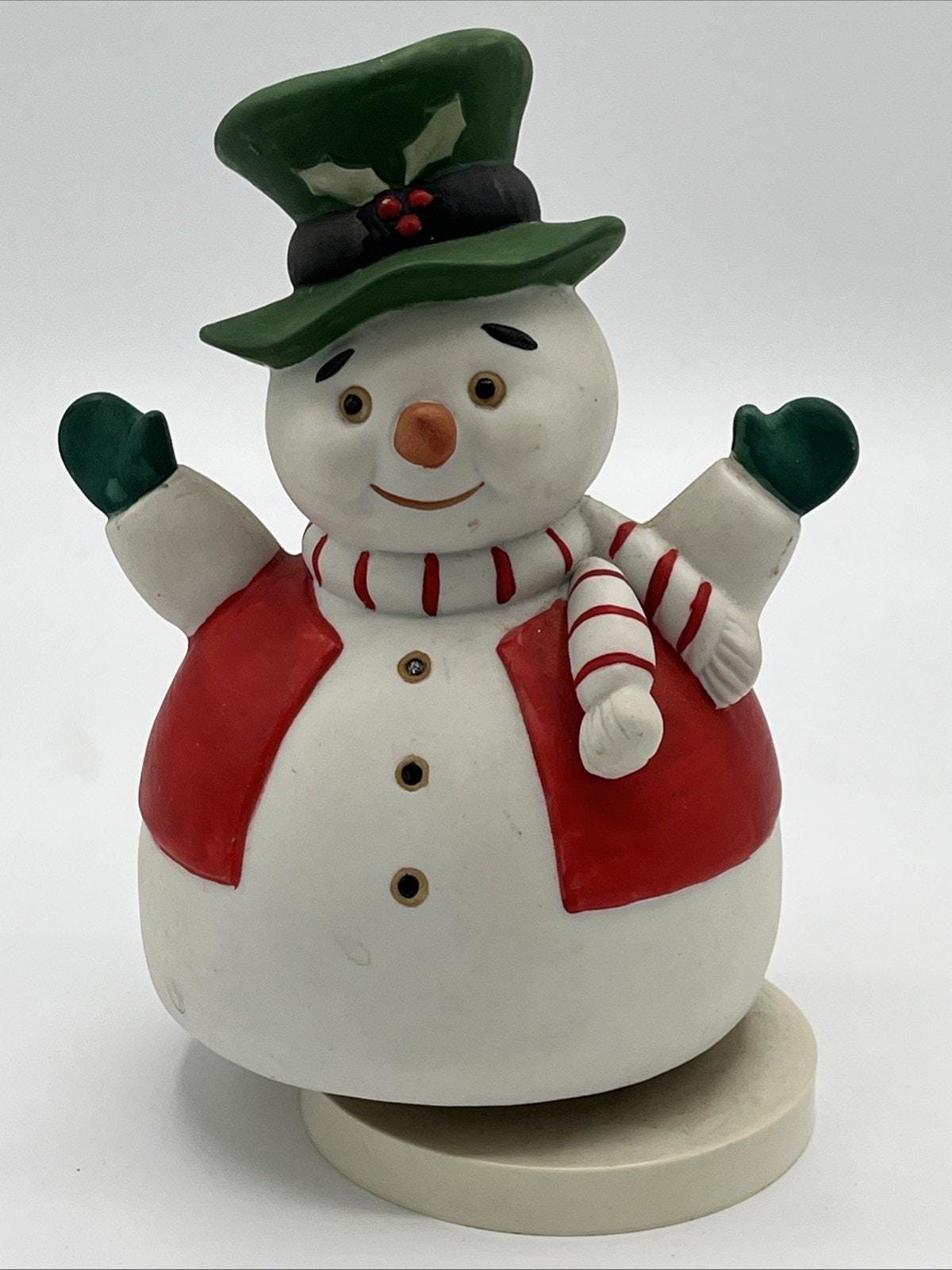 Vintage Schmid Porcelain Snowman 