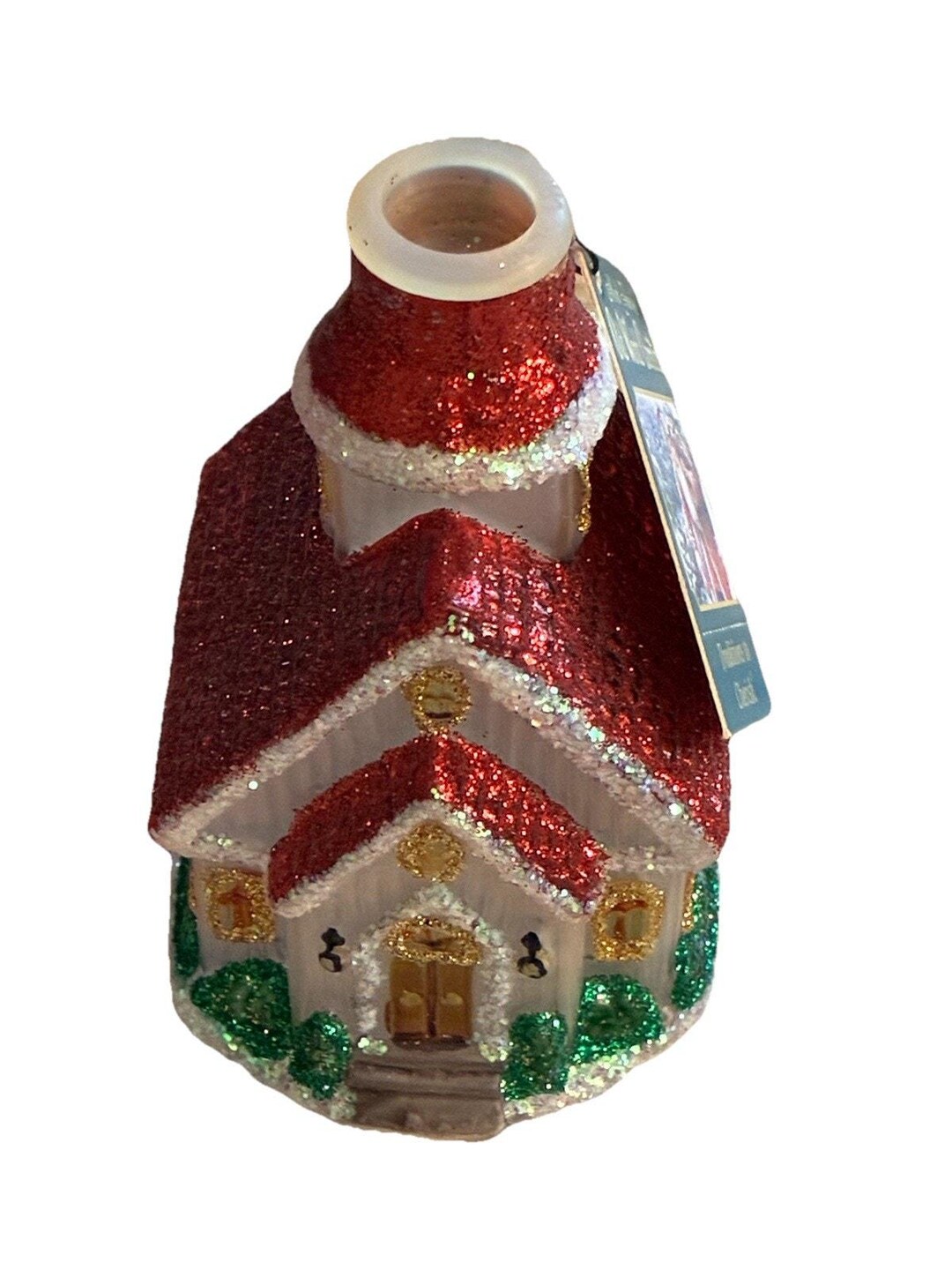 Old World Christmas Country Church Light Cover 2005 Merck Family NWT - Etsy