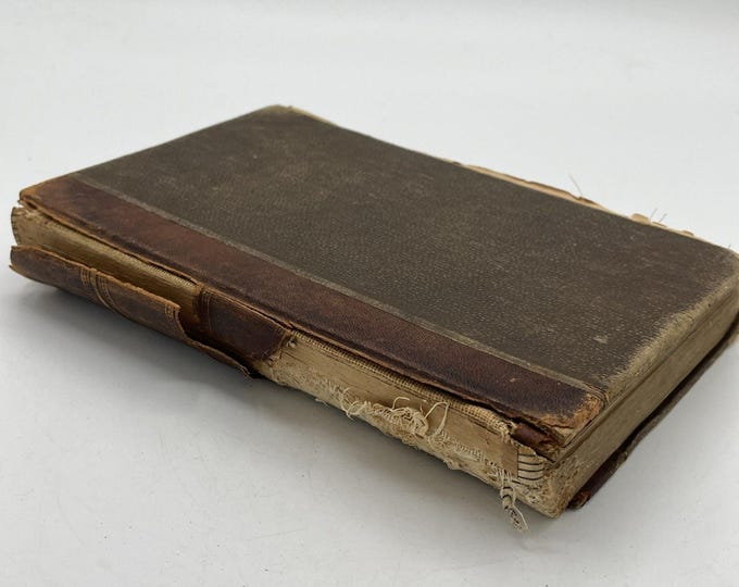 Antique Book School Algebra By G. A. Wentworth Boston USA 1898