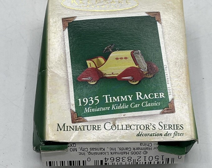 Hallmark Keepsake 2005 Timmy Racer Miniature Ornament • Collector’s Series Car