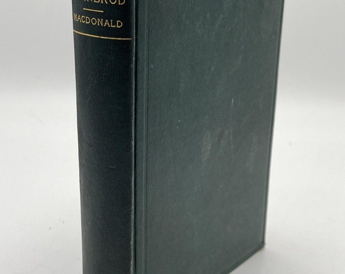 David Elginbrod Antique Book By George MacDonald, c1900 Edition Hardback